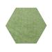 Furnish my Place Modern Plush Solid Color Rug - Lime Green 11 Hexagon Pet and Kids Friendly Rug. Made in USA Hexagon Area Rugs Great for Kids Pets Event Wedding