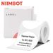 NIIMBOT Labels for B1/B21/B3S Label Printer Thermal Labels 2 x 2 (50x50mm) 1 Roll of 150 Sticker Labels (Round White)