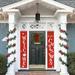 Merry Christmas Banner Christmas Decorations Outdoor Christmas Banner Xmas Decoration Porch Sign Christmas Door Decoration Christmas Porch Decoration Christmas Decoration Indoor Outdoor