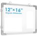 Small Dry Erase White Board 12 X 16 Magnetic Hanging Double-Sided Whiteboard for Wall Portable Mini Easel Board for Kids Draw