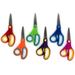 Emraw 5 Soft Grip Pointed Tip Stainless Steel Scissors Soft Comfort Grip Handles Small Sharp Scissors Sharp Blades for Cutting Paper and Fabric Kitchen Shear (Pack of 6)