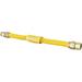 Easyflex Yellow Coated Stainless Steel 1/2 MIP x 1/2 FIP x 18 (1/2 OD) Gas Flex Connector (18 x 1/2 )