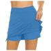 Fesfesfes Tennis Skirts for Women Active Performance Skort Lightweight Skirt For Running Tennis Golf Sport