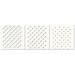 Poppystamps Stencil Set 6 X6 3/Pkg-Deco Diamond