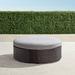 Pasadena Ottoman in Bronze Finish - Coffee, Quick Dry - Frontgate