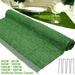 Hands DIY Artificial Grass Carpet High Density Fake Grass Mat 1cm Grass Height Artificial Grass Carpet Natural False Grass Rug Roll Lawn for Outdoor Garden Yard Lawn