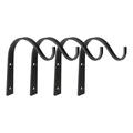 Coat Hooks Hooks Door Coat Hook 1/2/4PCS Pieces Coat Wall Hooks with Mounted Screws for Hanging Coats - Black - 4PCS