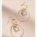 Anthropologie Jewelry | Anthropologie Margana Link Drop Earring | Color: Gold/Green | Size: Os