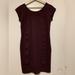 Athleta Dresses | Athleta Dark Currant Knit Bodycon Sheath Illusion Dress Size M | Color: Purple | Size: M