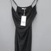 Zara Dresses | Bnwt Zara Dress Size S Black String Shoulder Back Gathering Cropped Mini Dress | Color: Black | Size: S