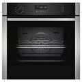 Neff N50 8 Function Pyrolytic Self Cleaning Electric Single Oven - Stainless Steel