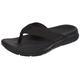 Skechers Men's Go Consistent Sandals in Black - Toe Post Flip-Flop Vegan Shoes with Comfortable Fit - Gents Casual Footwear - Size UK 10 / EU 44