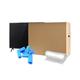 Double Wall Cardboard TV box with Foam Corners & Bubble Wrap (85 Inch)