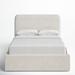 Joss & Main Bailee Upholstered Platform Bed Upholstered in White | 49 H x 62 W x 87 D in | Wayfair 6CA125B91057416183B7C950340351E4