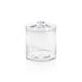 Zodax Blendon Optic Glass Bonbonniere Glass | 11.25 H x 9.75 W x 9.75 D in | Wayfair POL-1183