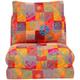 Fauteuil convertible multipositions patchwork Talya 60cm