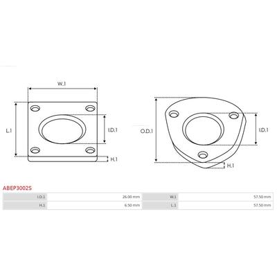 AS-PL Reparatursatz, Generator Universal für TOYOTA 27312-0V160 ABEP3002S Image