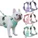 Gustave No Pull Dog Harness Adjustable Reflective Pet Vest Harness Cute Puppy Cat No-Choke Soft Mesh Padded Harnesses for Small Medium Large Dogs Pink XL