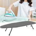 Evjurcn Tabletop Ironing Board Foldable Small Ironing Board with Hook Portable Ironing Board with Heat Resistant Cover Widened Iron Board Space Saving Iron Table for Dorm Laundry Room 31.9Ã—12Ã—5.9in