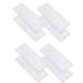 8 Pieces Floor Vent Covers Happon Rectangle Air Vent Screen Cover Magnetic Vent Mesh Floor Register Cover Plastic Vent Screen for Wall Ceiling Floor Catch Debris Hair Insect White (4 x 10 inch)