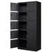 STANI STANI Metal Storage Cabinet with Lock - 71 Garage Storage Cabinet with 10 Locking Doors Black Steel Lockable Tool Cabinet for Office Home Garage (Black)