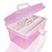 Tool storage case box Nail Polish Travel Case Manicure Organizers Storage Box Holder FIRST AID BOX CASE