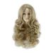 Womens Wig Long Curly Hair Golden Wig Stage Performance Cosplay londe Curly Wig