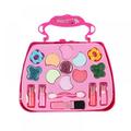 Princess Cosmetic Beauty Toy Box Toy Pretend Play Toy Beauty Makeup Kit Makeup Cosmetic Girls Makeup Case Kids Makeup Box Fake Makeup for Toddlers