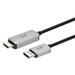 Monoprice DisplayPort 1.4 Cable to 8K HDMI - 6 Feet | 32AWG 8K@60Hz Up To 32.4Gbps Bandwidth For Video Game Console Gaming Monitor Apple TV or Laptop Computer