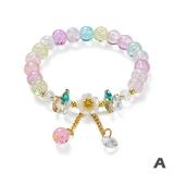 Lovely Daisy Beaded Charm Bracelet Girls Kid Childrens GiftXPc Jewellery Z3D6