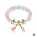 Lovely Daisy Beaded Charm Bracelet Girls Kid Childrens GiftXPc Jewellery Z3D6