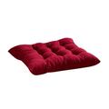 Outdoor Chair Cushions Patio Cushion Premium Comfortable Thick Fill Tufted Indoor Outdoor Garden Patio Home Kitchen Office Chair Seat Cushion Pads Red