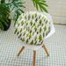 Tropical Chair Seating Cushion Set Square Chair Pads Seat Cushion Thick Outdoor/Indoor Floor Pillow Rainforest Island Jungle Foliage Pattern Green Leaves Retro Nature