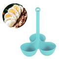 amousa Egg Holder Steamed Egg Tray Steaming Or Boiling Egg Silicone Egg Holder Egg Poaching For Kitchen Gadgets Dining Kitchen Tools