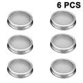 Stainless Steel Sprouting Jar Strainer Lids - for Growing Bean Broccoli Alfalfa Salad Sprouts and More