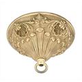 B&P LampÂ® Victorian Style Brass Canopy 5 1/2 Dia. Unfinished Brass