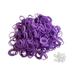 600 Refillable PURPLE Rubber Loom Band for Bracelet Necklace DIY