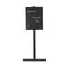 Letter Board Stand 18 x 24 Aluminum Frame Black