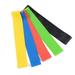 Resistance Band Exercise elastic Bands for Yoga Pilates Fitness and Working Out Set of 5 Stretch Bands with Carrying Bag(5pcs multicolor)