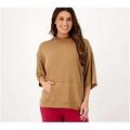 Anybody Womenâ€™s Cozy Knit French Terry Hooded Poncho