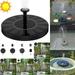 Solar Bird bath Fountain Pump Outdoor Watering Submersible Pump Free Standing Water Pumps with 1.4W Solar Panel For Garden Pool Pond Patio