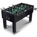 RayChee 55 Foosball Table Soccer Game Table Football Arcade with Balls Leg Levelers & Heavy-Duty Legs for Indoor Game Room (Black)