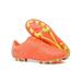 Ritualay Soccer Cleats for Boys Men Football Cleats Lace Up Soccer Shoes Football Shoes Sneakers Non Slip Training Shoes FG Cleats Orange 10