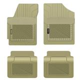 PantsSaver Custom Fit Floor Mats for Toyota Prius V 2016-2023 All Weather Protection -4 Piece Set (Beige)