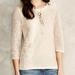 Anthropologie Tops | Anthropologie Sunday In Brooklyn Floral Lace Applique Top - Size S | Color: Cream | Size: S