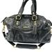 Coach Bags | Coach Ashley Leather And Python Satchel | Color: Black | Size: 12 Long By 7 High By 5.5 ( Approximately)
