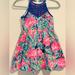 Lilly Pulitzer Dresses | Lilly Pulitzer Girls Kinley Halter Dress | Color: Blue/Pink | Size: 10g