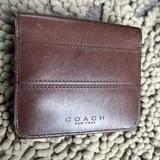 Coach Bags | Coach Newyork Brown Leather Trifold Wallet With Coin Purse | Color: Brown | Size: Os