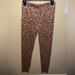 Anthropologie Pants & Jumpsuits | Anthropologie Brown And Leopard Printed, Ribbed, Yoga Pants. | Color: Brown/Tan | Size: M