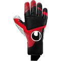 uhlsport Powerline Supergrip+ Reflex Fußball Torwarthandschuhe für Kinder und Herren, Torwart-Handschuhe, Fussball-Handschuhe mit Neuer Haftschaumformel und High-Grip-Elemente